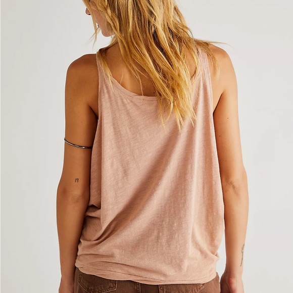 Free People/We the Free Coral, Sleeveless “Pearl Tank” - Picture 2 of 9